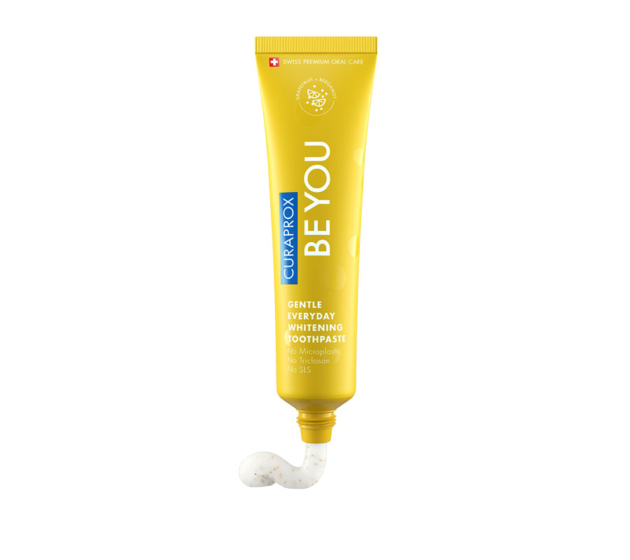 Отбеливающая зубная паста Curaprox Be You со вкусом грейпфрута и бергамота, 60 мл