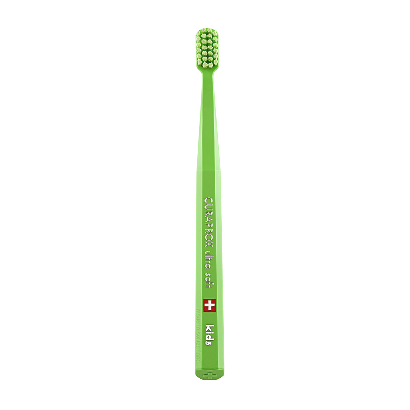 Зубная щетка Curaprox Kids 5500 Ultra Soft (от 4-х лет) (зеленая)