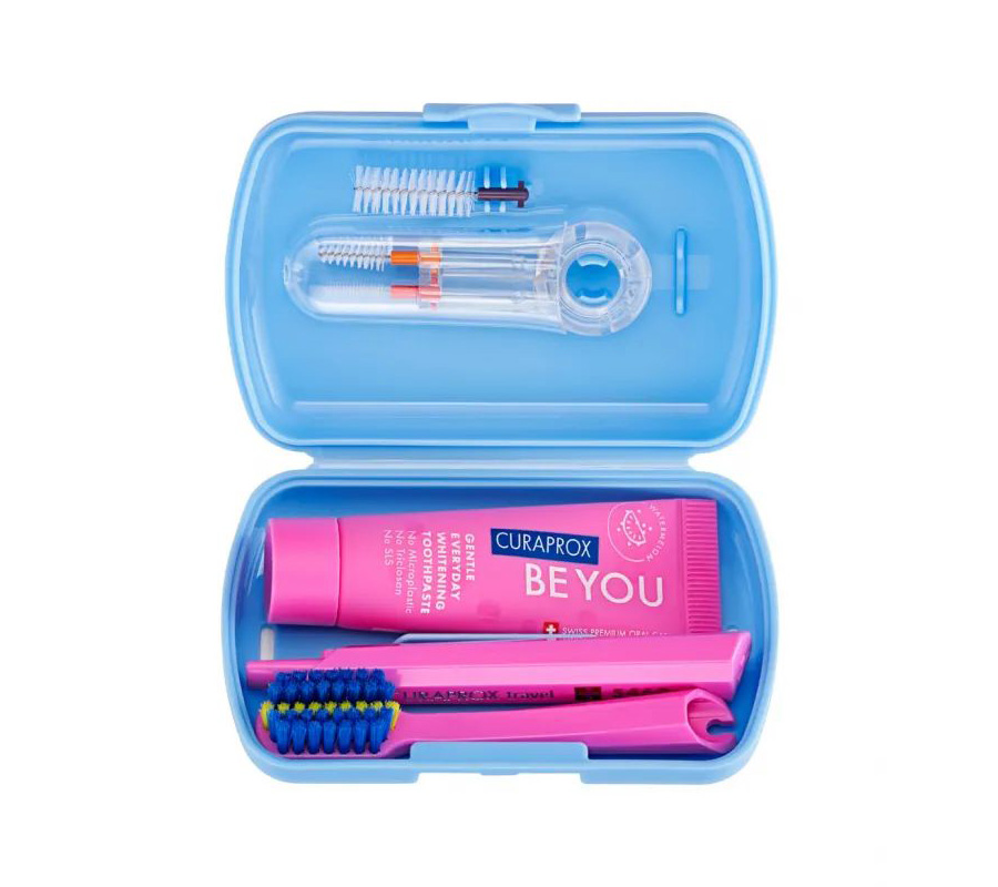 Дорожный набор Орто (синий): CS5460 ortho, пробник Be You pink, CPS14+CPS18 ortho, CPS07, UHS425