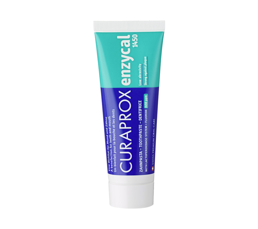 Зубная паста Curaprox Enzycal 1450 ppm, 75 мл