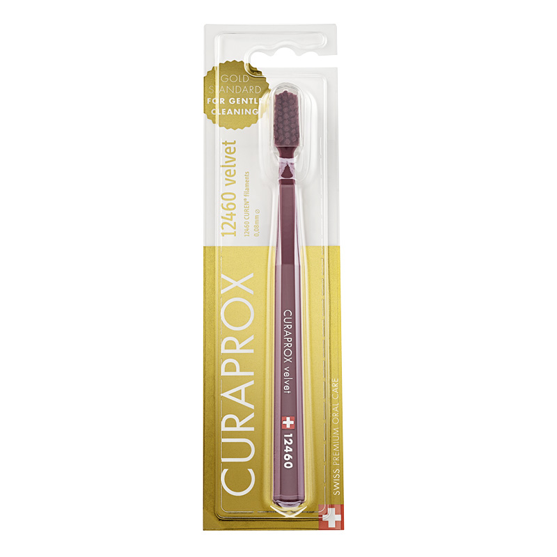 Зубная щетка Curaprox CS 12460 Velvet (темно-коричневая)