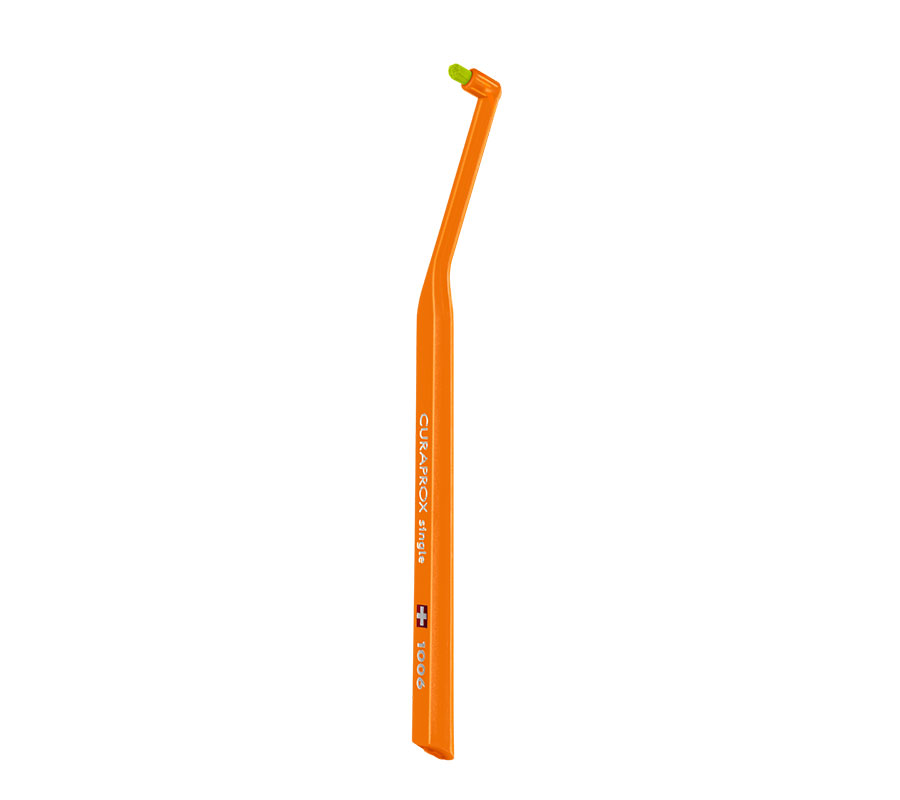 Набор монопучковых щеток Curaprox CS 1006 Single (2 шт.), (оранжевая и темно-синяя)