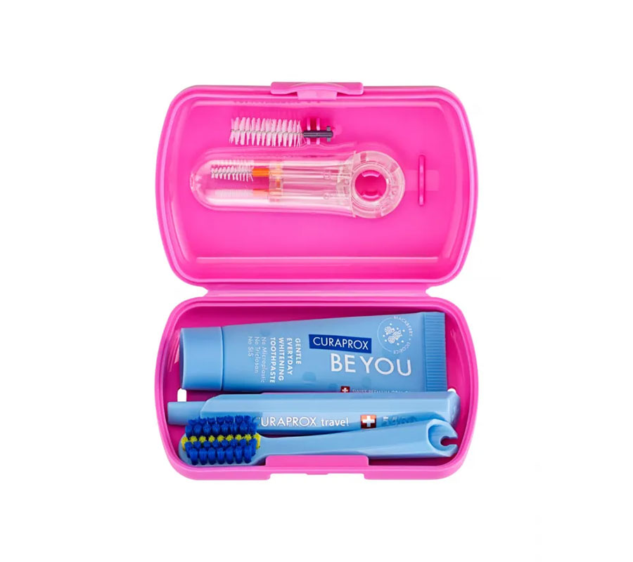 Дорожный набор Орто (розовый): CS5460 ortho, пробник Be You blue, CPS14+CPS18 ortho, CPS07, UHS425