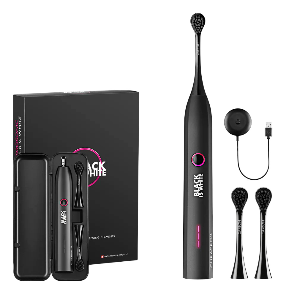 Звуковая зубная щетка Hydrosonic Black is White